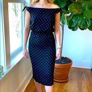 Flynn Skye black midi with tie straps, size S